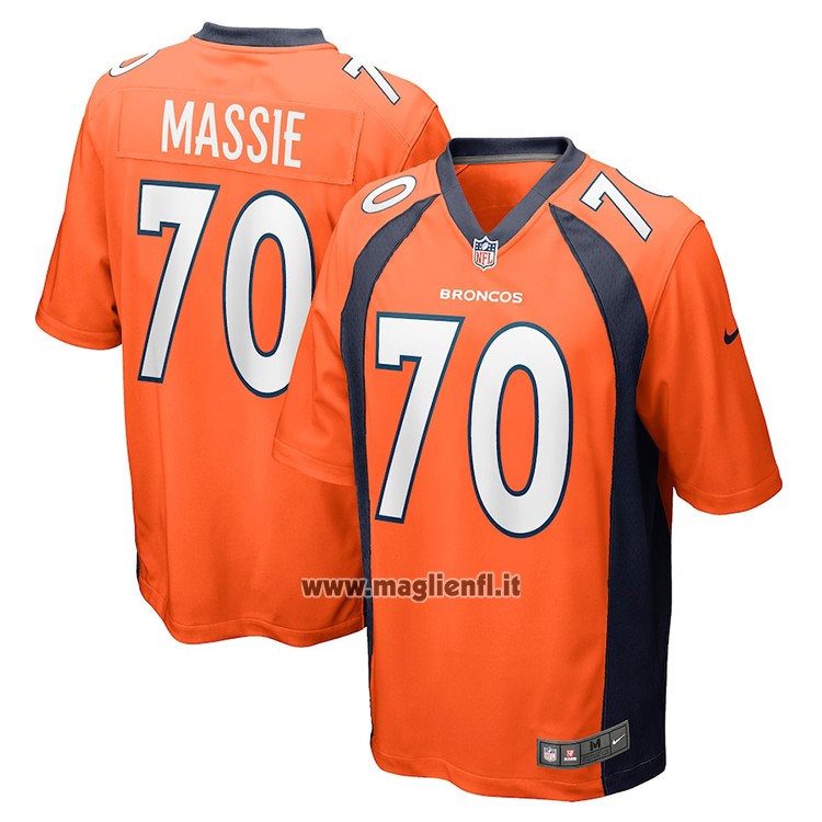 Maglia NFL Game Denver Broncos Bobby Massie Arancione
